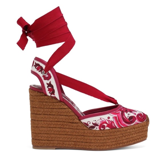 New Dolce&Gabbana Majolica-print espadrilles - Picture 4 of 7